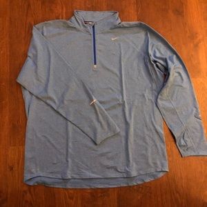 Nike men’s light blue Sz. XXL element 1/4 zip